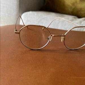 Warby Parker Elegant Gold Gavin Frame Glasses